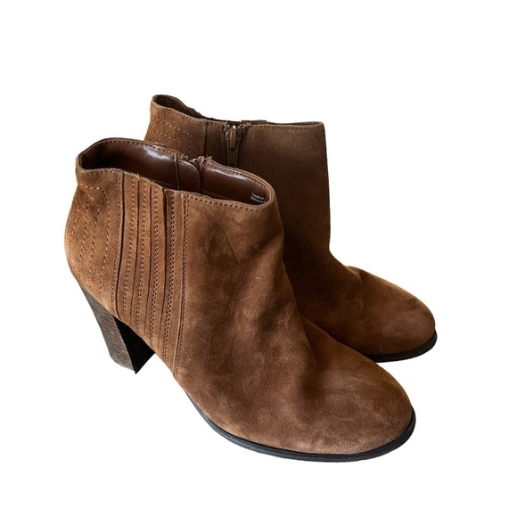 Carlos by Carlos Santana Kaliopi Chelsea Leather Boots Booties Size 8.5 - Picture 1 of 6